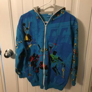 Vintage 90's Boy's Paco Basketball Hoodie Large